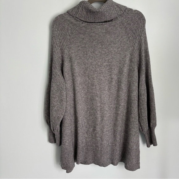 Anthropologie  Heather Gray Cowl Neck Sweater
Size 1X - Picture 3 of 6